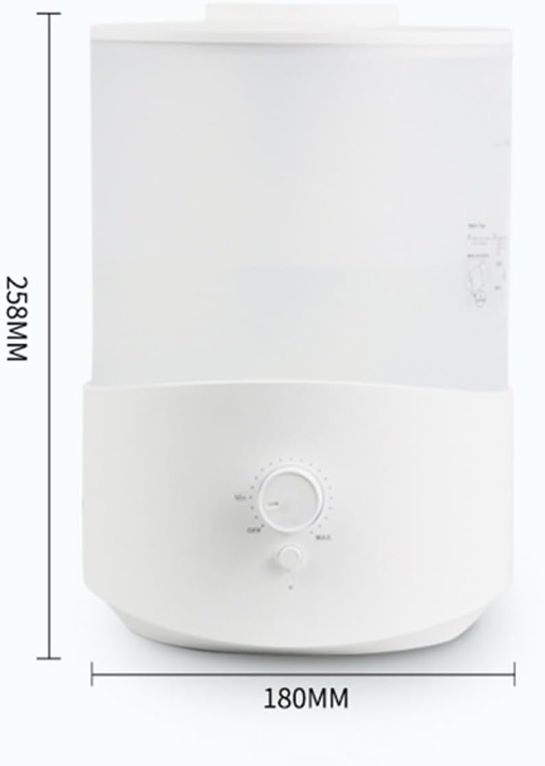 2.5L Humidifiers for Bedroom Office, Top Fill Knob Control Cool Mist Ultrasonic Humidifiers With 7 Color Night Light, Support Essential Oil