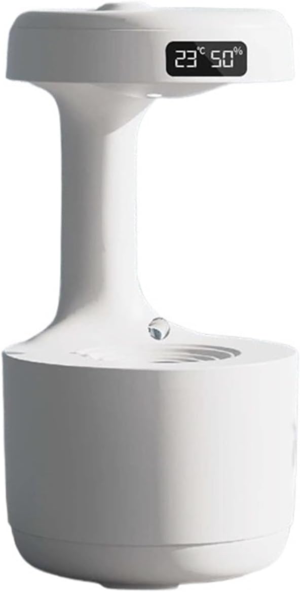 Humidifiers, Anti-Gravity Humidifier Desktop Mute Large Capacity Small Household Air Humidifier Bedroom Air Purification Fog,for Bedroom(White)