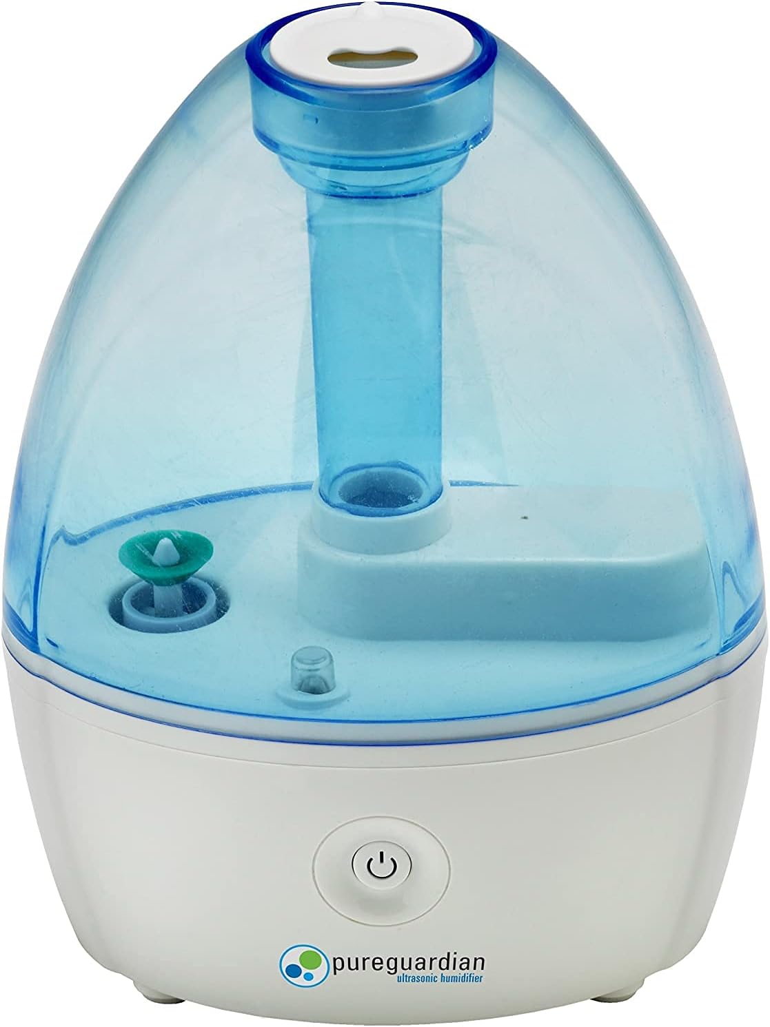 PureGuardian H910BL2PK Ultrasonic Cool Mist Humidifier, 14 Hrs. Run Time, 210 Sq. Ft. Coverage, Small Rooms, Quiet, Filter Free, Treated Tank, 2 Pack