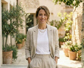 Women's Linen 2-Piece Suit