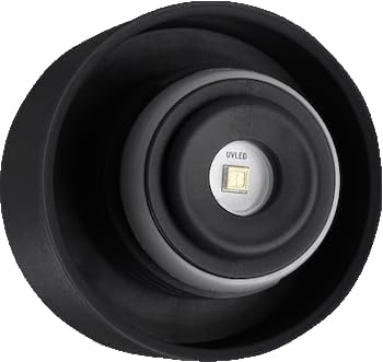 Luminor Glacier UV Self-Cleaning Water Bottle – 20 oz Rechargeable Stainless Steel Insulated Tumbler, Portable UVC Fast 90-Second Water Cleaner, USB-C Charging - for Travel, Hiking, Cycling