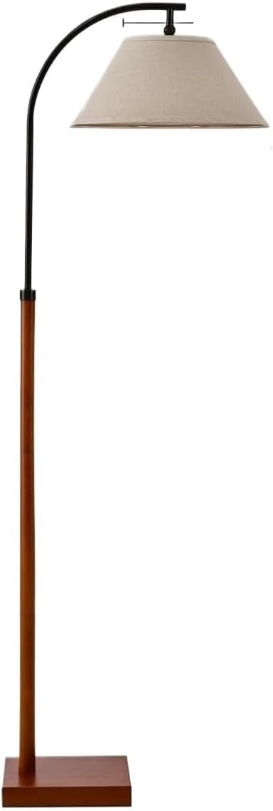 63 Inch Black Tall Floor Table Lamp with Foot Switch for Bedroom Living Room Office Study Home Decor Suitable for bedrooms, Living Rooms, Offices, Book