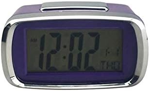 Alarm Clocks New Smart LCD Night Light Display Clock Snooze Fuction Student Bedroom Desk Table Clocks Candy Color Digital Alarm Clock Clock for Bedroom (Color : 3) (6)