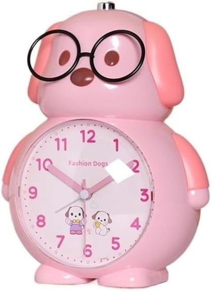 Alarm Clock, Alarm Clock Student Special Wake Up Artifact Boys Girls Cartoon Clock Smart Clock(Brown)