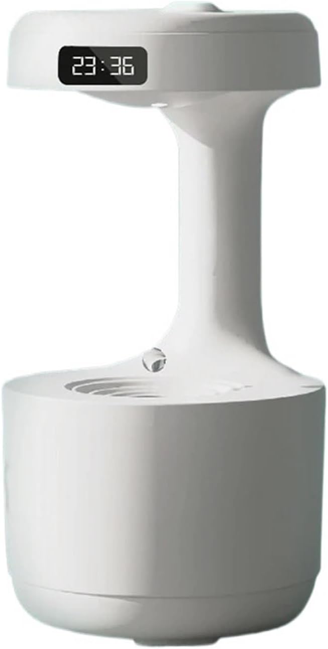 Humidifiers, Anti-Gravity Humidifier Desktop Mute Large Capacity Small Household Air Humidifier Bedroom Air Purification Fog,for Bedroom(White)