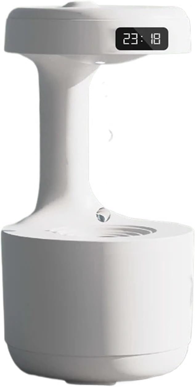 Humidifiers, Anti-Gravity Humidifier Desktop Mute Large Capacity Small Household Air Humidifier Bedroom Air Purification Fog,for Bedroom(White)