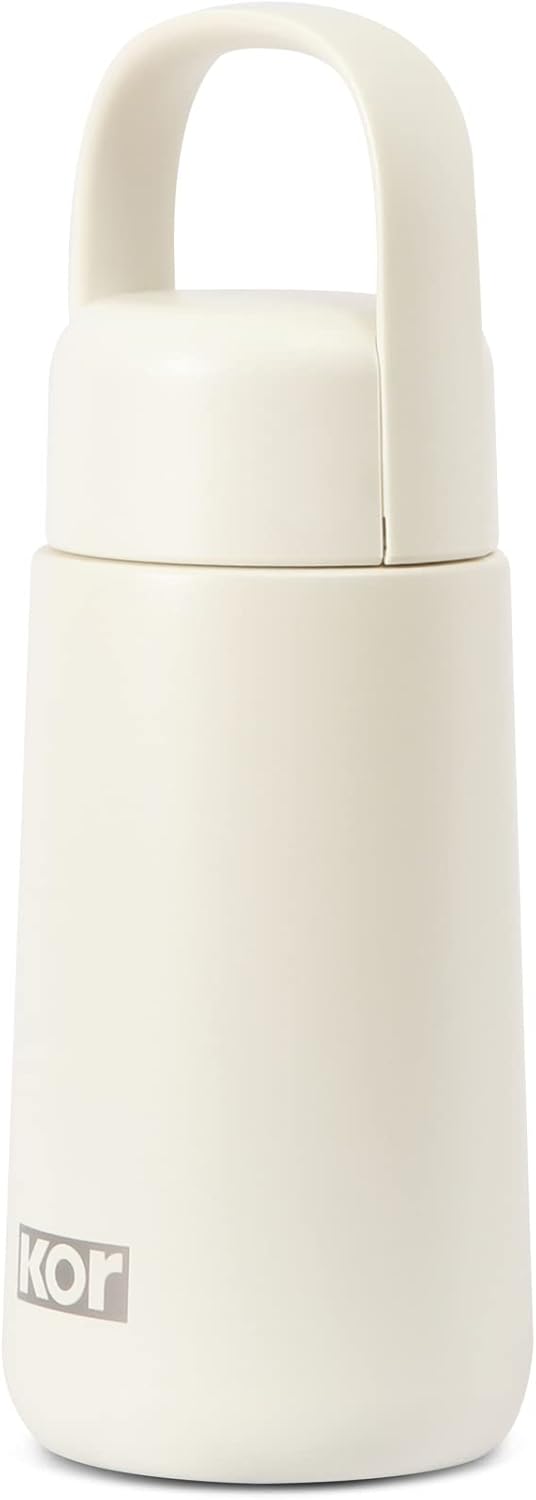 KOR Melrose 27oz Double Wall Insulated Water Bottle - Keeps Beverages Hot for 12hrs, Cold for 24hrs - Stainless Steel Design - Contoured Perfect Spout for Drinking