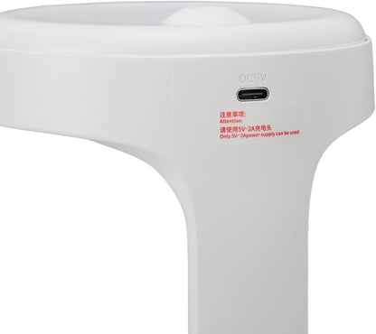 Humidifier for Antigravity Home Desktop Office Bedroom Usb for Mute with for Waterdrop for Backflow Humidifying Desktop Whole House Humidifiers (White)