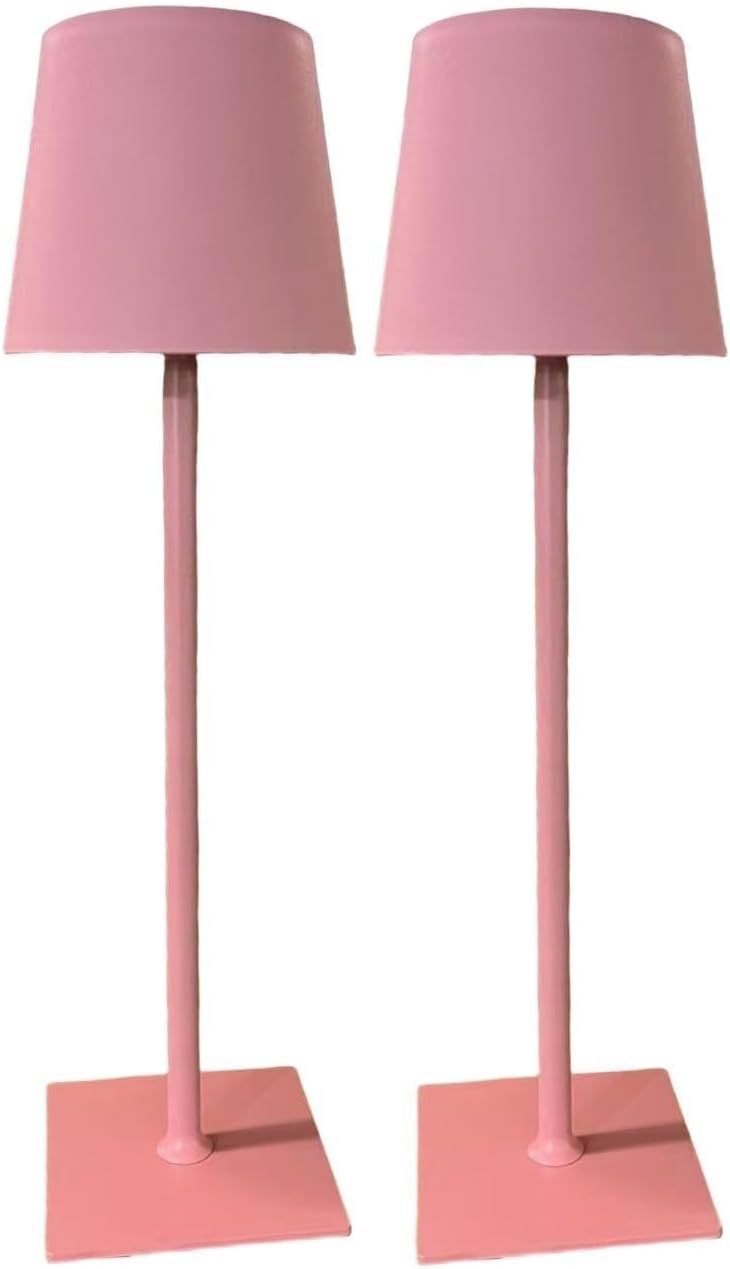 Cordless LED Desk Lamp 2-Pack, 3-Color Stepless Dimming, Rechargeable, for Bedroom/Desk/Café/Restaurant Suitable for bedrooms, Living Rooms, Offices, Book(Yellow 2 Pack)