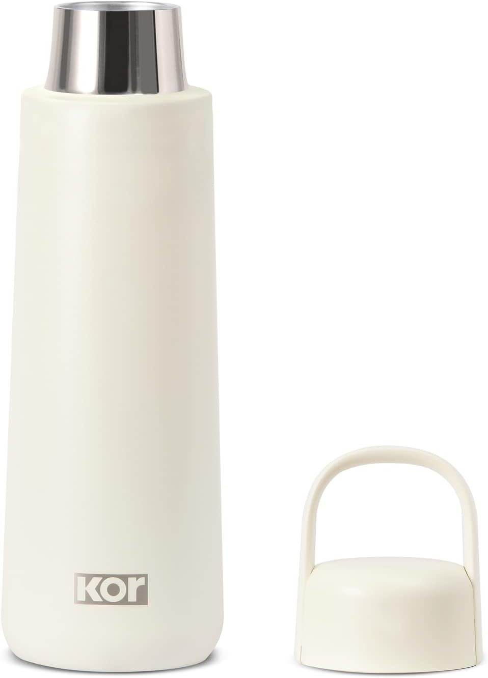 KOR Melrose 27oz Double Wall Insulated Water Bottle - Keeps Beverages Hot for 12hrs, Cold for 24hrs - Stainless Steel Design - Contoured Perfect Spout for Drinking