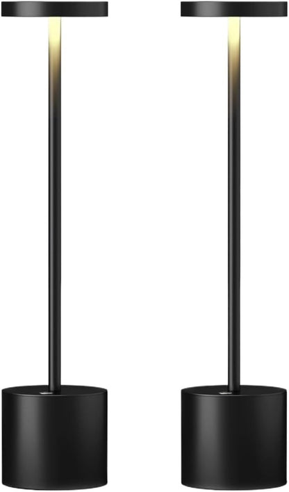 13.5-inch Wireless Charging LED Desk Lamp 2-Pack, 3-Level Lighting, Dimmable, Suitable for Reading/Dining/Studying Suitable for bedrooms, Living Rooms, Offices, Book(Wood Color (Set of 2))