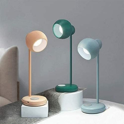 ZR98US for Living Room Rechargeable Desk Touch Dimming Reading Eye Protection Bedroom Lamp Desktop Night Light Home Bedside Lamp(Green)