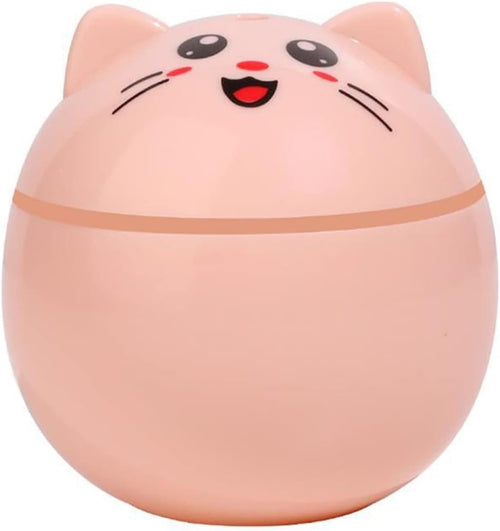 HASMI Humidifiers for Bedroom 300ml Air Humidifier USB Lamps Mini for Home Ultrasonic Car Mist Maker with Colorful Night Cat Office Air Purifier Diffuser Humidifier for Home (Color : White)