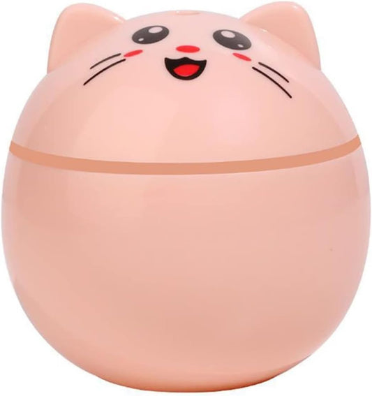 HASMI Humidifiers for Bedroom 300ml Air Humidifier USB Lamps Mini for Home Ultrasonic Car Mist Maker with Colorful Night Cat Office Air Purifier Diffuser Humidifier for Home (Color : White)