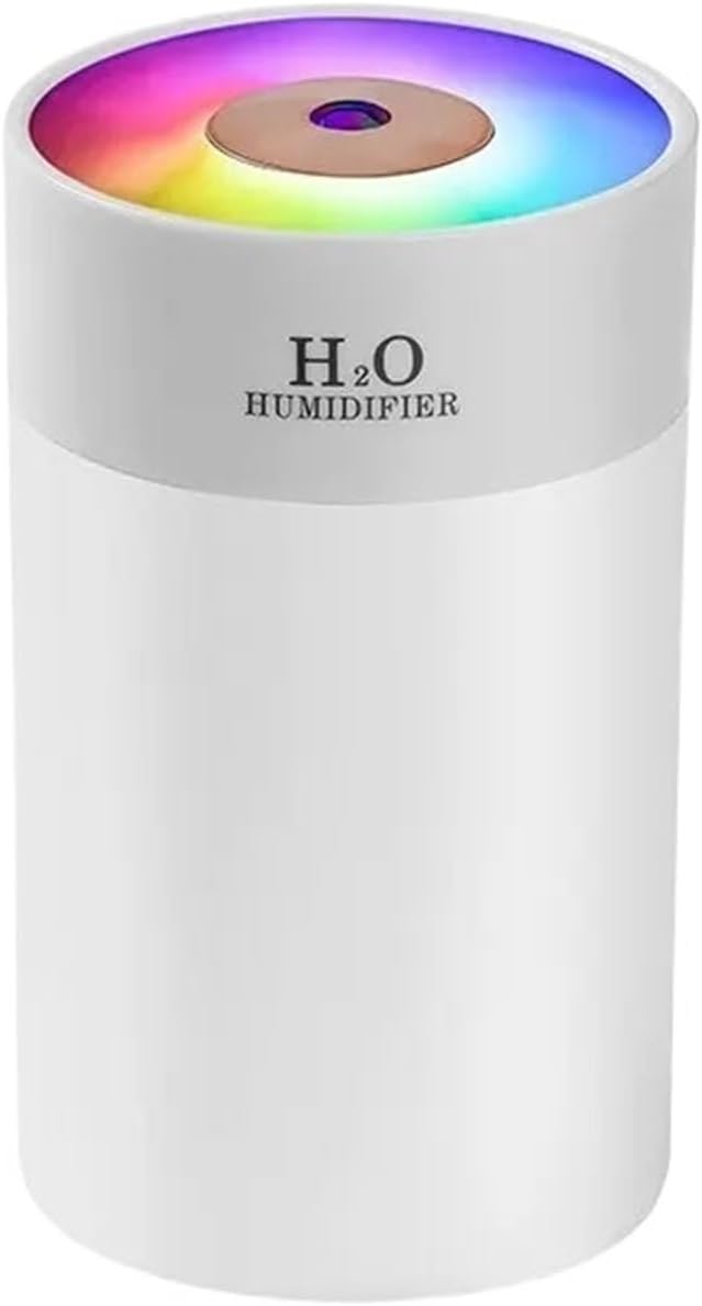 Humidifier, Luminous Humidifier Household Desktop Small Water Supplement Spray Air Humidification Usb Car Portable Night Light 260ml,for Bedroom(Green)