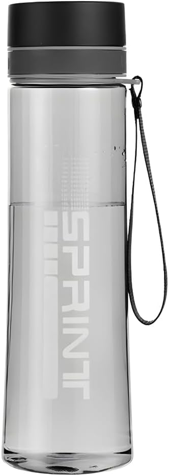 WiFi Water Bottle with 1080P Camera, 90° Wide Angle, 128GB Expandable Memory, Smart Tracking for Fitness & Home Security, 1000mAh Battery (Light gray)