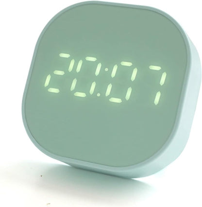 Alarm Clock,Clock for Bedroom, Digital Alarm Clock Timer, Magnetic LED Smart Sensor Cute Alarm Clock, Desk Bedroom Kitchen Gifts Digital Clock (Color : C) (A)