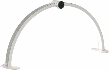 48W Foldable Nail Arch Light, Half Moon Light for Nail Desk - 3 Modes 3000-6000K Stepless Table Lamp with Smart Display LED Half Moon Lamp - for Lash Extension/Tattoo..