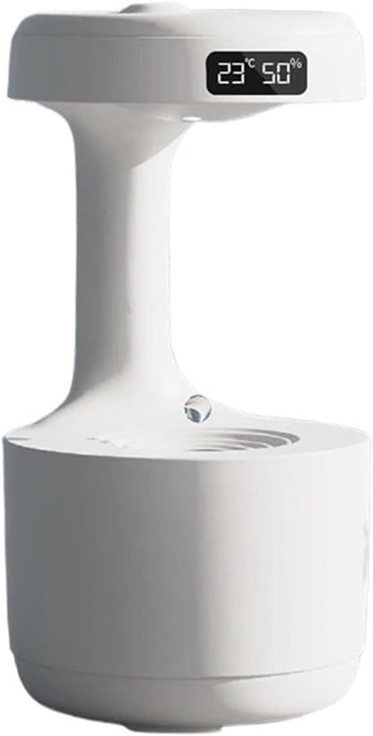 Humidifiers, Anti-Gravity Humidifier Desktop Mute Large Capacity Small Household Air Humidifier Bedroom Air Purification Fog,for Bedroom(White)
