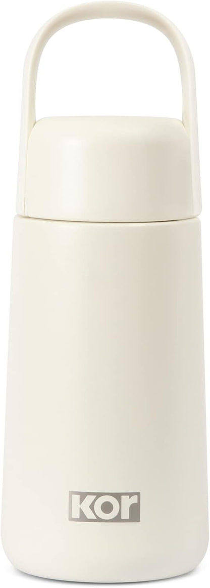 KOR Melrose 27oz Double Wall Insulated Water Bottle - Keeps Beverages Hot for 12hrs, Cold for 24hrs - Stainless Steel Design - Contoured Perfect Spout for Drinking