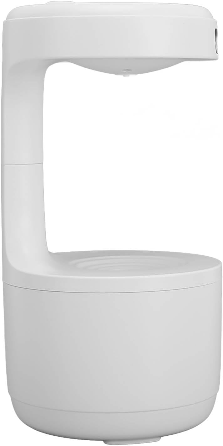 Humidifier for Antigravity Home Desktop Office Bedroom Usb for Mute with for Waterdrop for Backflow Humidifying Desktop Whole House Humidifiers (White)