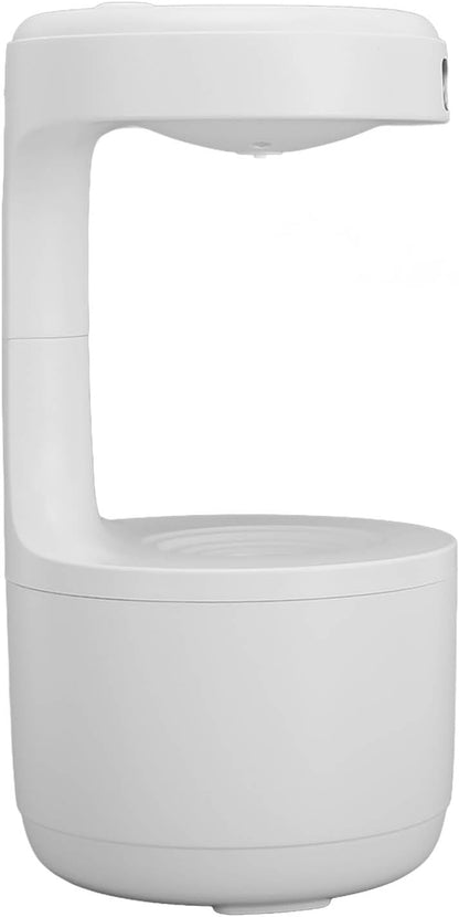 Humidifier for Antigravity Home Desktop Office Bedroom Usb for Mute with for Waterdrop for Backflow Humidifying Desktop Whole House Humidifiers (White)