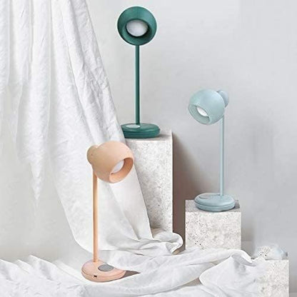 ZR98US for Living Room Rechargeable Desk Touch Dimming Reading Eye Protection Bedroom Lamp Desktop Night Light Home Bedside Lamp(Green)