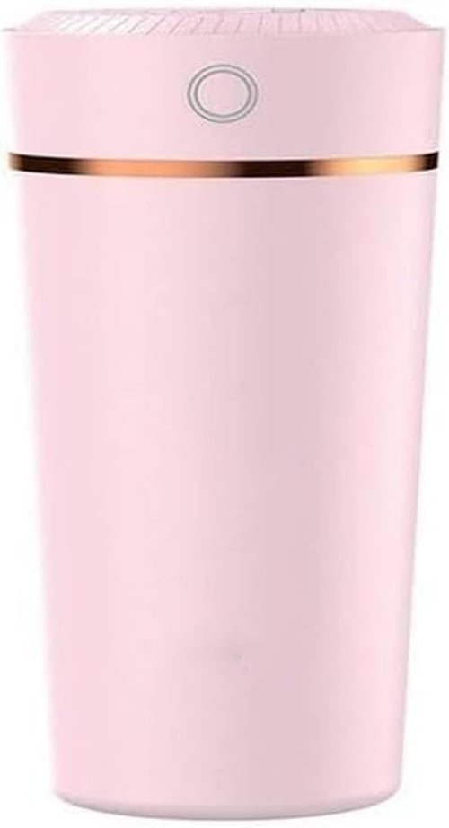 USB Mini Humidifier Portable Rechargeable Car Office Home Silent Large Mist Spray (Black)