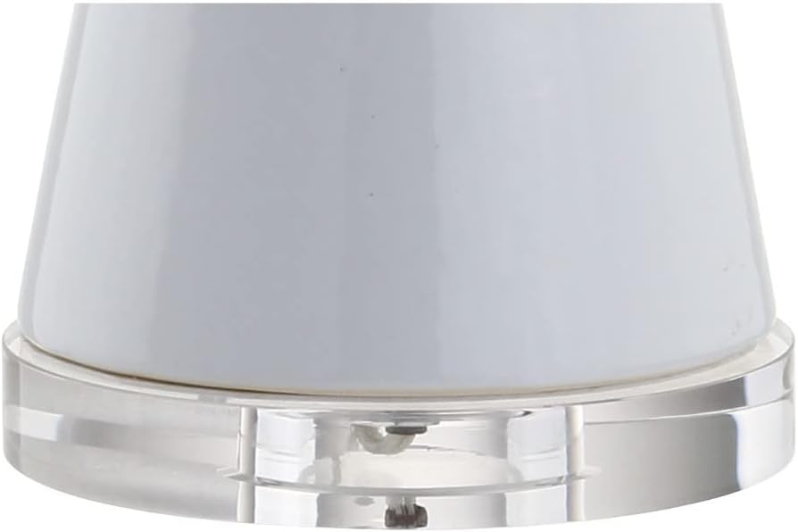 JONATHAN Y JYL4027A Julia 28.5" Ceramic LED Table Lamp Traditional Transitional Bedside Desk Nightstand Lamp for Bedroom Living Room Office College Bookcase LED Bulb Included, White