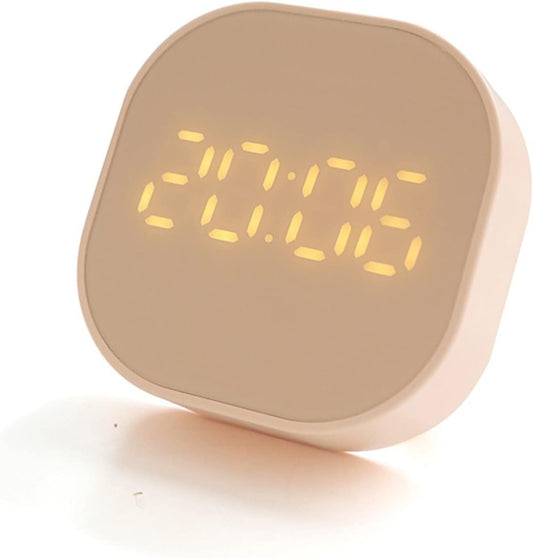 Alarm Clock,Clock for Bedroom, Digital Alarm Clock Timer, Magnetic LED Smart Sensor Cute Alarm Clock, Desk Bedroom Kitchen Gifts Digital Clock (Color : C) (C)