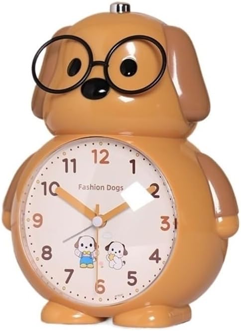 Alarm Clock Alarm Clock Student Special Wake Up Artifact Boys Girls Cartoon Clock Smart Clock(Black)