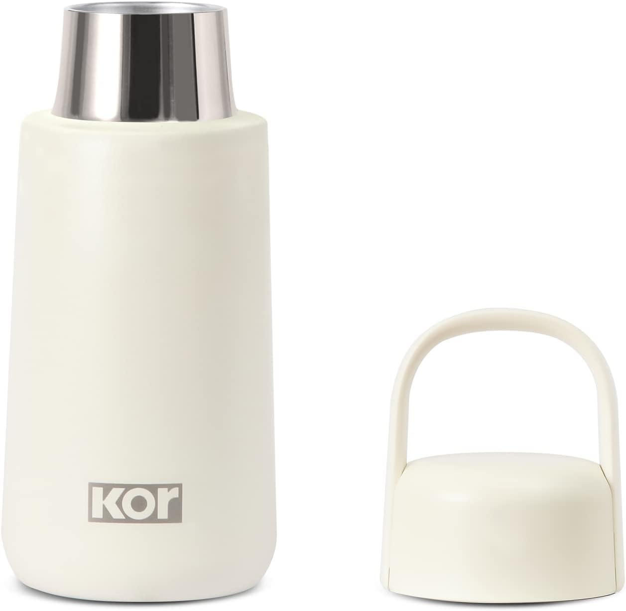 KOR Melrose 27oz Double Wall Insulated Water Bottle - Keeps Beverages Hot for 12hrs, Cold for 24hrs - Stainless Steel Design - Contoured Perfect Spout for Drinking