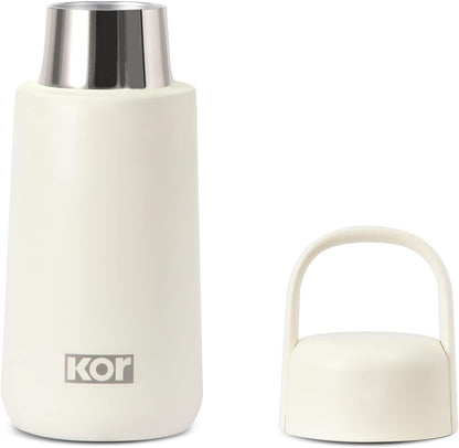 KOR Melrose 27oz Double Wall Insulated Water Bottle - Keeps Beverages Hot for 12hrs, Cold for 24hrs - Stainless Steel Design - Contoured Perfect Spout for Drinking