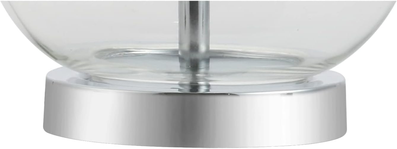 JONATHAN Y JYL1068C-SET2 Set of 2 Table Lamps Lavelle 25" Glass LED Table Lamp Contemporary Transitional Bedside Desk Nightstand Lamp for Bedroom Living Room Office College Bookcase, Cobalt Blue