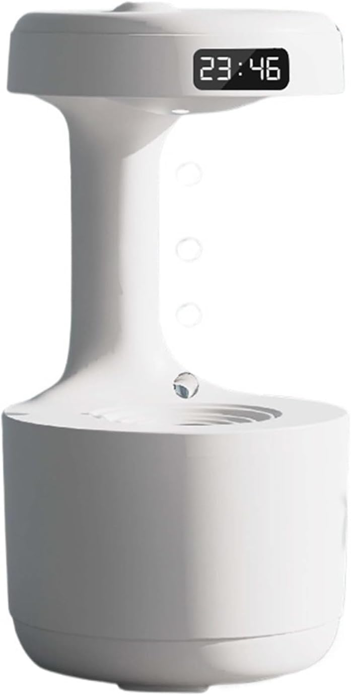 Humidifiers, Anti-Gravity Humidifier Desktop Mute Large Capacity Small Household Air Humidifier Bedroom Air Purification Fog,for Bedroom(White)