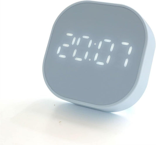 Alarm Clock,Clock for Bedroom, Digital Alarm Clock Timer, Magnetic LED Smart Sensor Cute Alarm Clock, Desk Bedroom Kitchen Gifts Digital Clock (Color : C) (B)