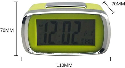 Alarm Clocks New Smart LCD Night Light Display Clock Snooze Fuction Student Bedroom Desk Table Clocks Candy Color Digital Alarm Clock Clock for Bedroom (Color : 3) (4)