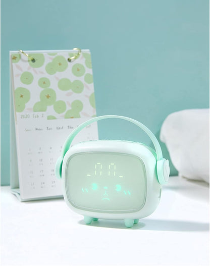 Digital Alarm Clock The New Multifunction Smart Alarm Clock for Students to Use the Cute Artifact Luminous Electronic Alarm Clock for Children Alarm Clock (Color : C)