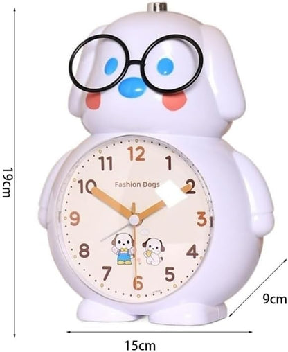 Alarm Clock Alarm Clock Student Special Wake Up Artifact Boys Girls Cartoon Clock Smart Clock(Black)
