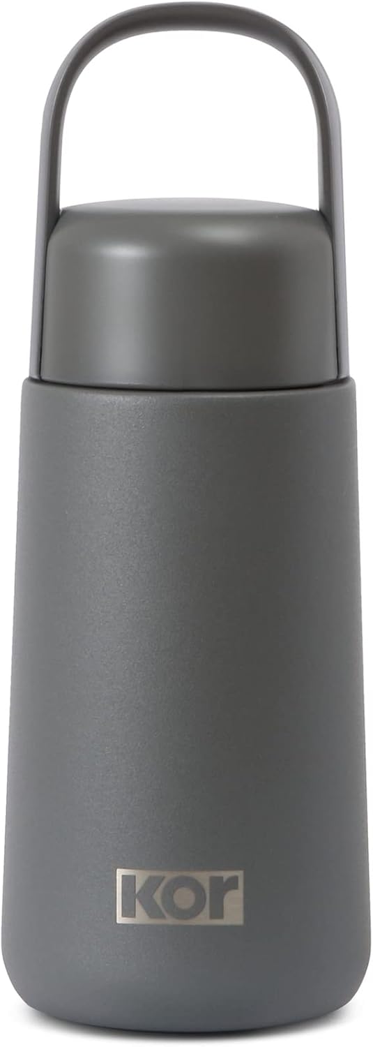 KOR Melrose 27oz Double Wall Insulated Water Bottle - Keeps Beverages Hot for 12hrs, Cold for 24hrs - Stainless Steel Design - Contoured Perfect Spout for Drinking