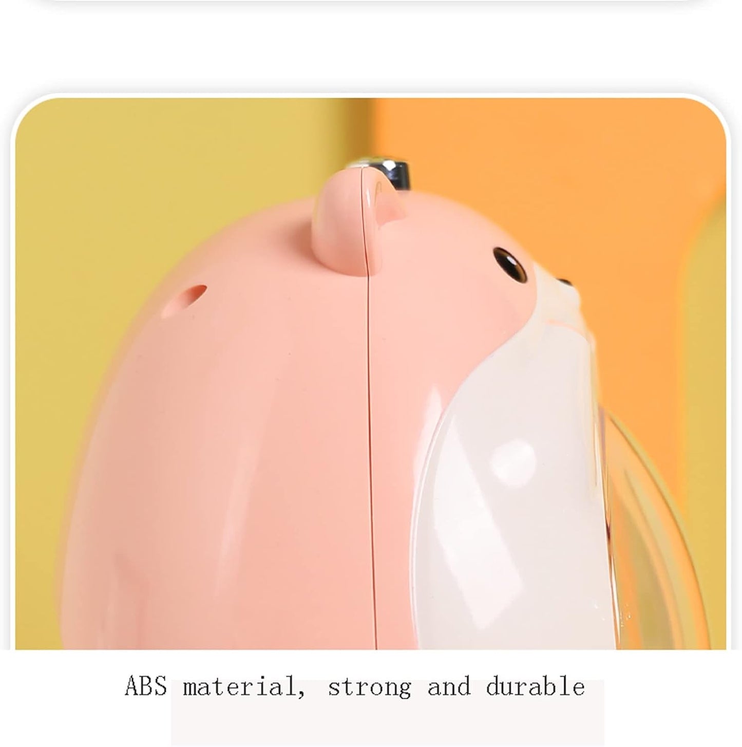 VSULZVNU Alarm Clock Cute Hamster Shape Alarm Clock, Silent Table Clock with Night Light, Battery Powered, for Kids Birthday Gifts Smart Alarm Clock (Color : D)