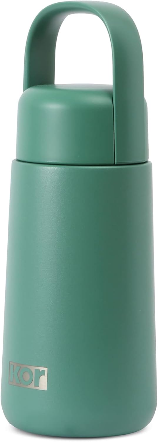 KOR Melrose 27oz Double Wall Insulated Water Bottle - Keeps Beverages Hot for 12hrs, Cold for 24hrs - Stainless Steel Design - Contoured Perfect Spout for Drinking