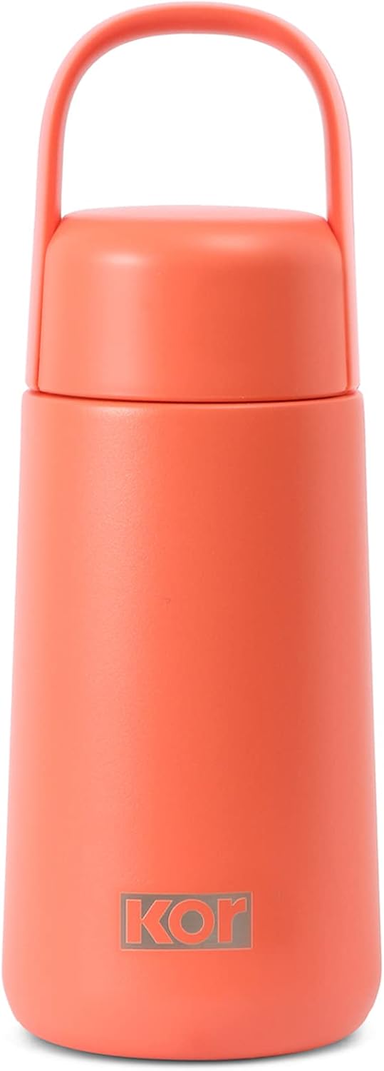 KOR Melrose 27oz Double Wall Insulated Water Bottle - Keeps Beverages Hot for 12hrs, Cold for 24hrs - Stainless Steel Design - Contoured Perfect Spout for Drinking