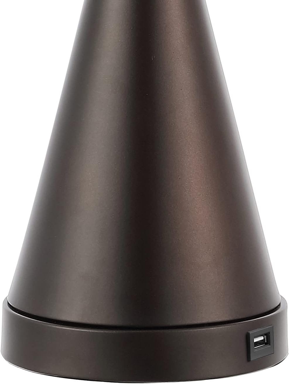 JONATHAN Y JYL4046C-SET2 Colton 26" Farmhouse Iron LED Table Lamp with USB Charging Port Classic Bedside Desk Nightstand Lamp for Bedroom Living Room Office, Oil Rubbed Bronze (Set of 2)