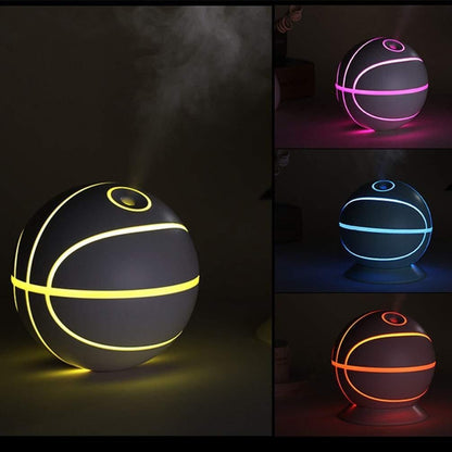 USB Household Mute Bedroom Air Aromatherapy Humidifier, 240mL Large Mist Volume, Continuous/Intermittent Spray, with Colorful Atmosphere Lights