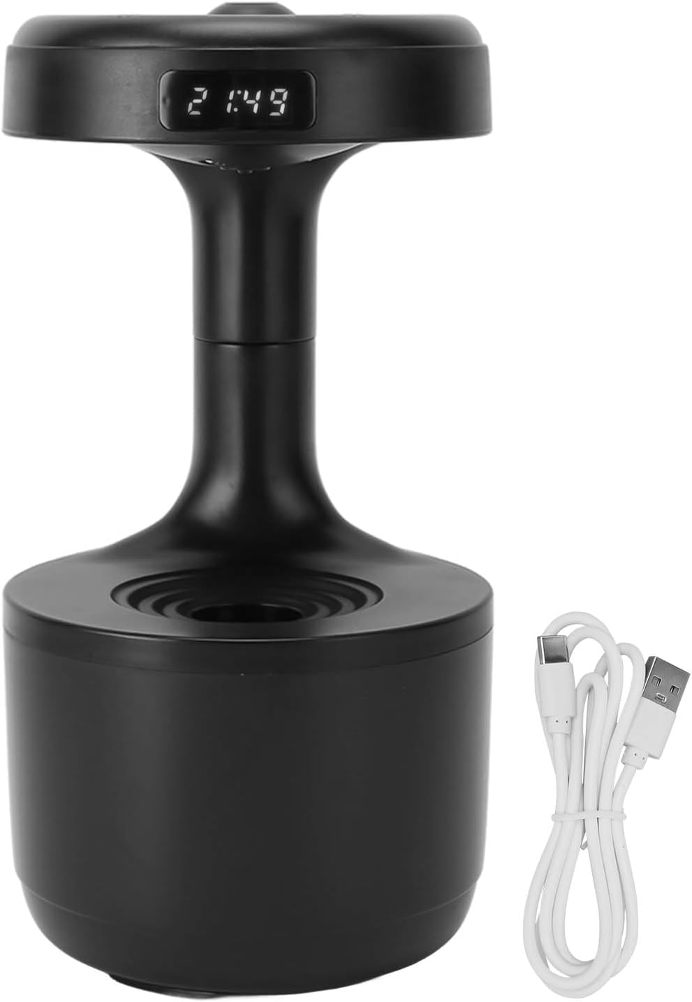 Humidifier for Antigravity Home Desktop Office Bedroom Usb for Mute with for Waterdrop for Backflow Humidifying Desktop Whole House Humidifiers (White)