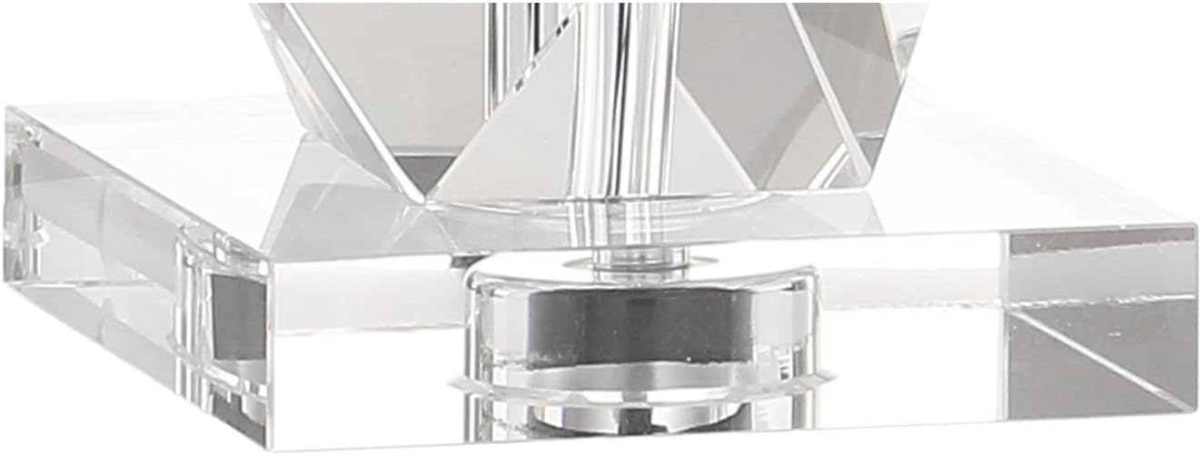 JONATHAN Y JYL5012A Sofia 26" Crystal LED Table Lamp Transitional Glam Bedside Desk Nightstand Lamp for Bedroom Living Room Office College Bookcase LED Bulb Included, Clear