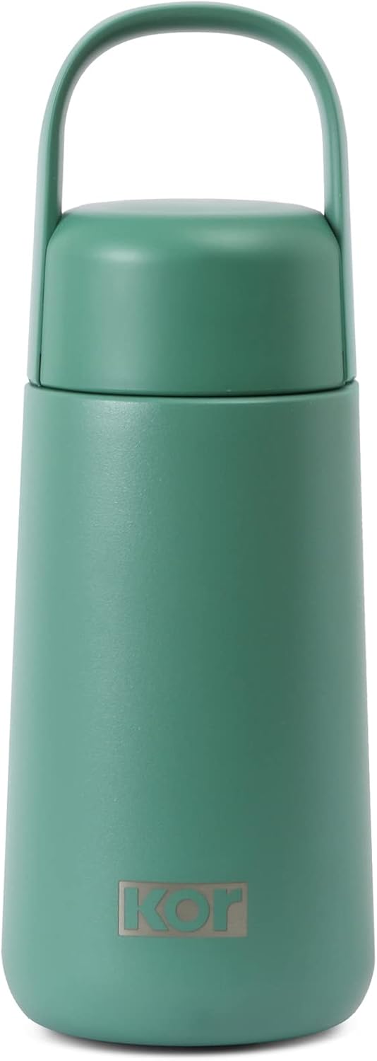KOR Melrose 27oz Double Wall Insulated Water Bottle - Keeps Beverages Hot for 12hrs, Cold for 24hrs - Stainless Steel Design - Contoured Perfect Spout for Drinking