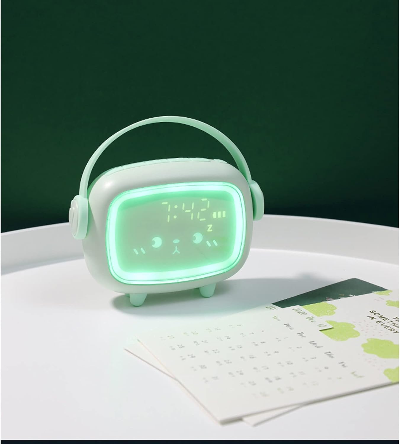 Digital Alarm Clock The New Multifunction Smart Alarm Clock for Students to Use the Cute Artifact Luminous Electronic Alarm Clock for Children Alarm Clock (Color : C)