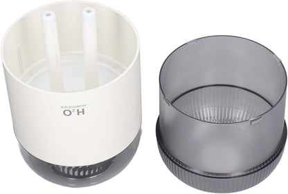 Humidifier 1000ml USB Charging Aromatherapy Diffuser with LED Night Light ABS Double Cool Mist Humidifier for Spa Home Yoga Office (Blue)(Pink)